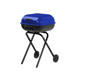 lot 461 image: Americana Walkabout Steel Charcoal Grill Ocean Blue