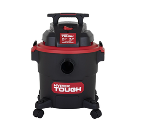 lot 466 image: Hyper Tough 5 Gallon 4 HP WetDry Vacuum for the Car, Garage, Home or Workshop