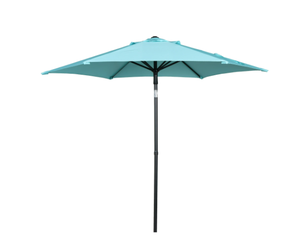 lot 484 image: Mainstays 7.5 Aqua Push-up and Tilt Patio Umbrella