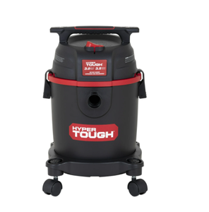 lot 486 image: Hyper Tough 3 Gallon 3.5 HP Poly Wet Dry Vacuum for Home, Car, Garage & Workshop