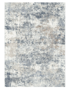 lot 292 image: BERTHMEER 3x5 Small Area Rugs Washable Abstract Rugs for Entryway Office, Non-slip, Blue