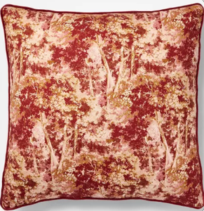 lot 387 image: 24x24 Abstract Tree Printed Throw Pillow with Gusset - Threshold