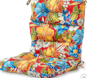 lot 394 image: 4 PCS SET Kensington Garden 24x22 Outdoor High Back Chair Cushions