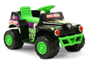 lot 489 image: Hyper Toys 6V Grave Digger Truck, Preschool Wheels Power Ride on