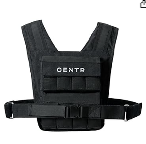 lot 493 image: Adjustable Weighted Vest 20lbs for Men & Women  Sand Bag Weights, Slim Design