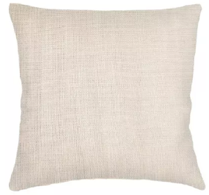 lot 499 image: So Soft Linen Natural Beige Pillow 24x24  cover only