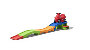 lot 95 image: Step2 Up & Down Roller Coaster Kids Ride On Toy Push Car IndoorOutdoor Playset