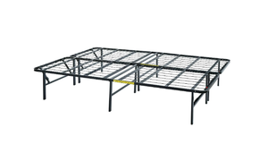lot 163 image: Mainstays 14 inch High Profile Foldable Steel Platform Bed Frame