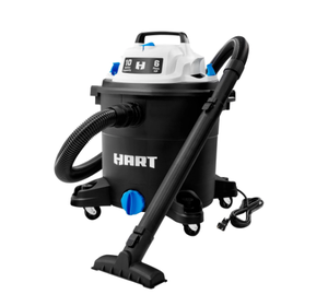 lot 168 image: Hart 10 Gallon 6 Peak HP Poly WetDry Vacuum VOC1012PF 3701