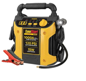 lot 181 image: Everstart Maxx 1000-Amp Jump Starter & Air Compressor J7CE