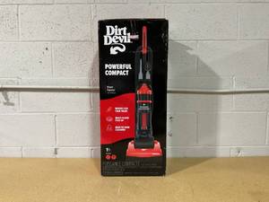 lot 267 image: Power Express Upright Bagless Vacuum with Above Floor Cleaning, UD20120, Red