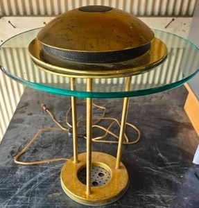 lot 11 image: Iconic Robert Sonneman Saturn DeskTable Lamp