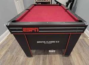 lot 68 image: ESPN Bristol Classic 2.0 Billiard Table