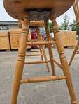 Oak Swivel bar stools