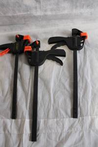 lot 3 image: Set of 3 Tool Shop Quick Grip Bar Clamps
