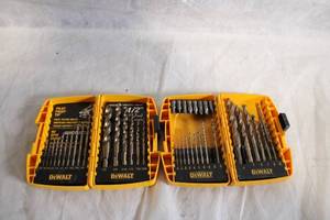 lot 11 image: Dewalt Assorted Drill Bit Set in Cases