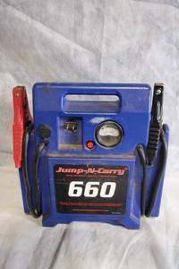 lot 15 image: Blue Jump-N-Carry JNC660 12 Volt Portable Jump Starter