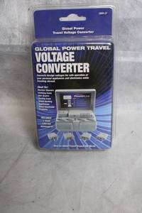 lot 27 image: Global Power Travel Voltage Converter with Adapters