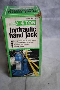 lot 36 image: Sears 4 Ton Hydraulic Hand Jack with 2-Piece Handle