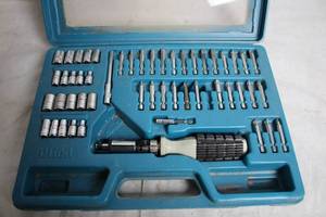 lot 47 image: Allied 54-Piece Socket and Screwdriver Bit Set with Case