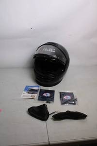 lot 51 image: HJC IS-Airtech XXL Motorcycle Helmet with Accessories