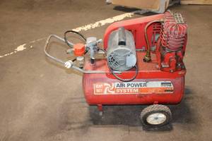 lot A-78 image: Campbell Hausfeld Heavy Duty Air Compressor