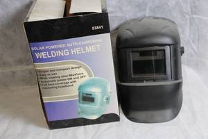 lot 84 image: Solar Powered Auto-Darkening Welding Helmet