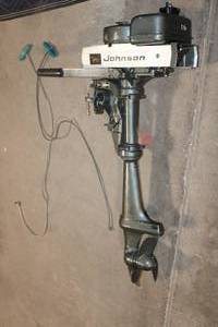 lot A-98 image: Used Johnson Outboard Boat Motor