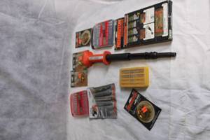 lot 113 image: Collection of Remington Power Loads, Drill Bits, and Anchors with Discharger Tool