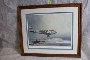 lot 137 image: Framed Limited Edition Print - North Central Aircraft by Paickard