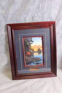 lot 144 image: Framed Print Evening Glow by Derk Hansen