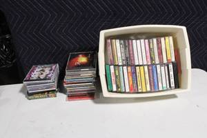 lot 198 image: Collection of Cassette Tapes and CDs Featuring Holiday and Jazz Music