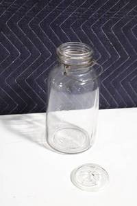 lot 208 image: Vintage Cleveland Fruit Jar with Lid