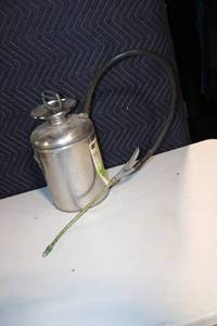 lot 240 image: Craftsman Stainless Steel Sprayer with Funnel Top - 2 Gallon Capacity