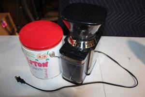 lot 261 image: Cuisinart Coffee Grinder with Metal Canister and Filters