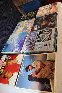 lot 272 image: Collection of 20 Vintage Vinyl Records Including Michael Jackson, Star Wars, and Peter Pan