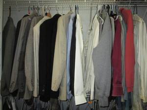 lot 43 image: Large variety of mens size Medium ...