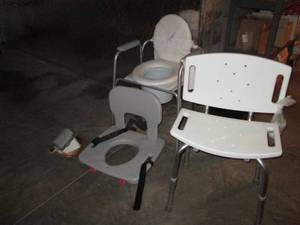 lot 50 image: Collection of medical assist chairs...