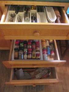 lot 159 image: Misc flatware with drawer organizer...