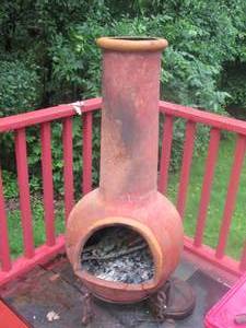 lot 178 image: Clay chimney stovefire pit...