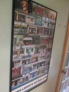 lot 181 image: Framed Pubs & Shops of Ireland wall...