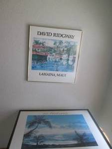 lot 206 image: 2pc framed wall art...