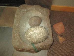 lot 238 image: Matate for grinding corn or grain...