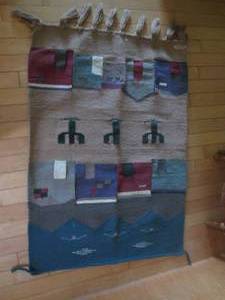 lot 257 image: Wall Tapestry in thick fabric