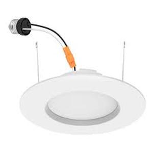 lot 15 image: Commercial Electric 56 in. Integrated LED Recessed Retrofit Light Trim with Selectable Color Temperature, (4-Pack)  Customer Returns See Pictures