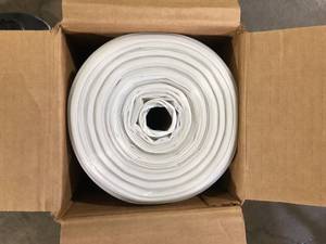 lot 46 image: HUSKY 20 ft. x 100 ft. Clear Plastic Sheeting Customer Returns See Pictures