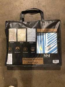lot 39 image: MSI Machine Washable Area Rug  Customer Returns See Pictures
