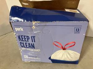 lot 115 image: Drawstring Trash Bags