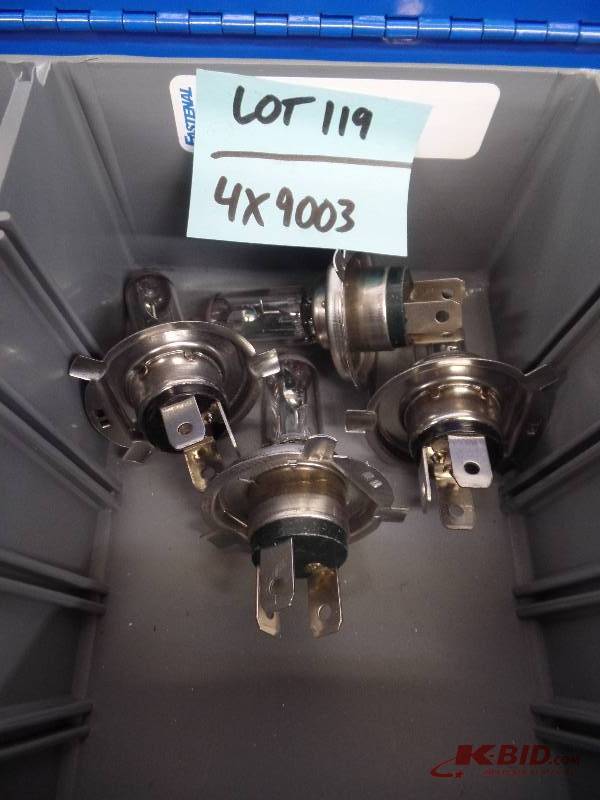 lot 119 image: New Halogen Bulbs