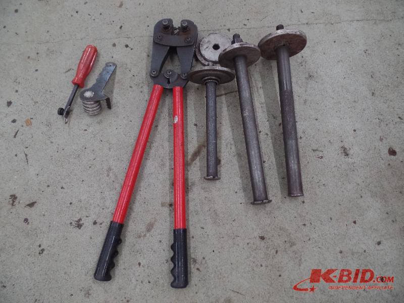 lot 155 image: Crimper, Seal Drivers, and More